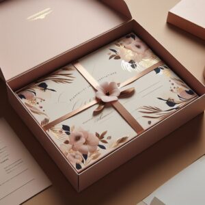 Caixa Personalizada para Entrega de Convites "Elegância na Embalagem"